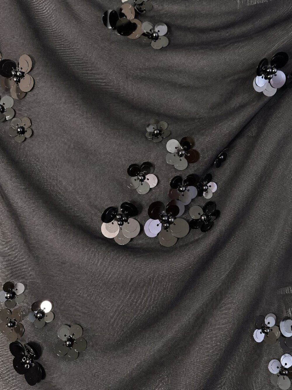 Sequined Mesh Top - Picture 2 of 3